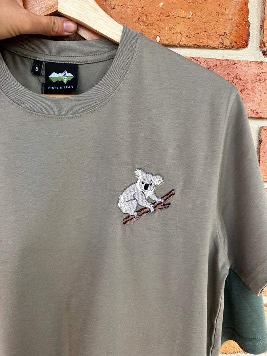 Koala Embroidered T-shirt | Aussie Animal Collection