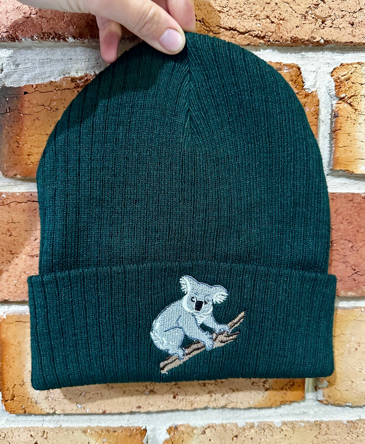 Koala Embroidered Recycled Beanie | Aussie Animal Collection