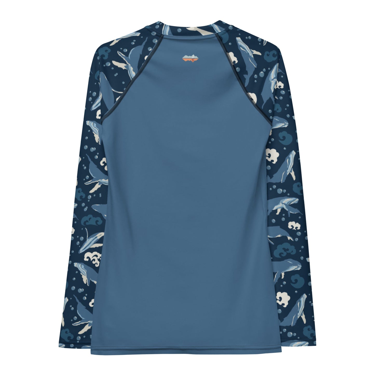 Humpback Whales Women's UPF50+ Athletic Rash Guard - Piste and Trail Rash Guard