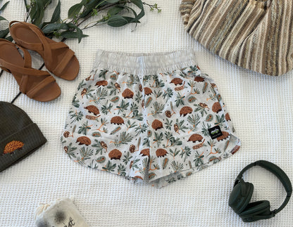 Echidna & Banksia Recycled Womens Board Shorts
