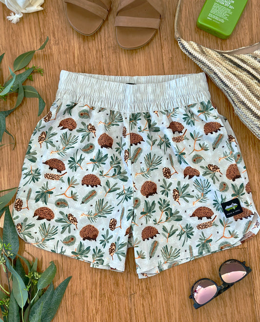 Echidna & Banksia Recycled Womens Board Shorts
