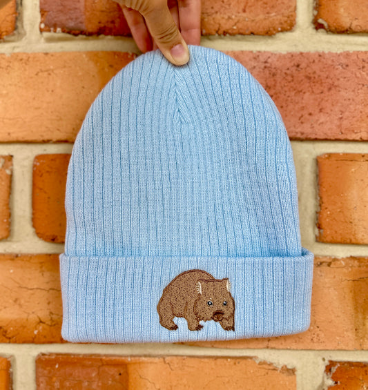 Wombat Recycled Beanie | Aussie Animal Collection