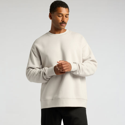 Custom Embroidered Sweatshirt - 100mm x 100mm Lapel/Centre Logo