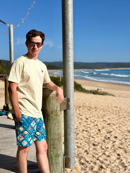 Octopus Garden Recycled Mens Board Shorts