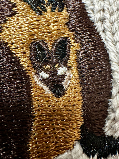 Swamp Wallaby Australian Merino wool beanie in faun