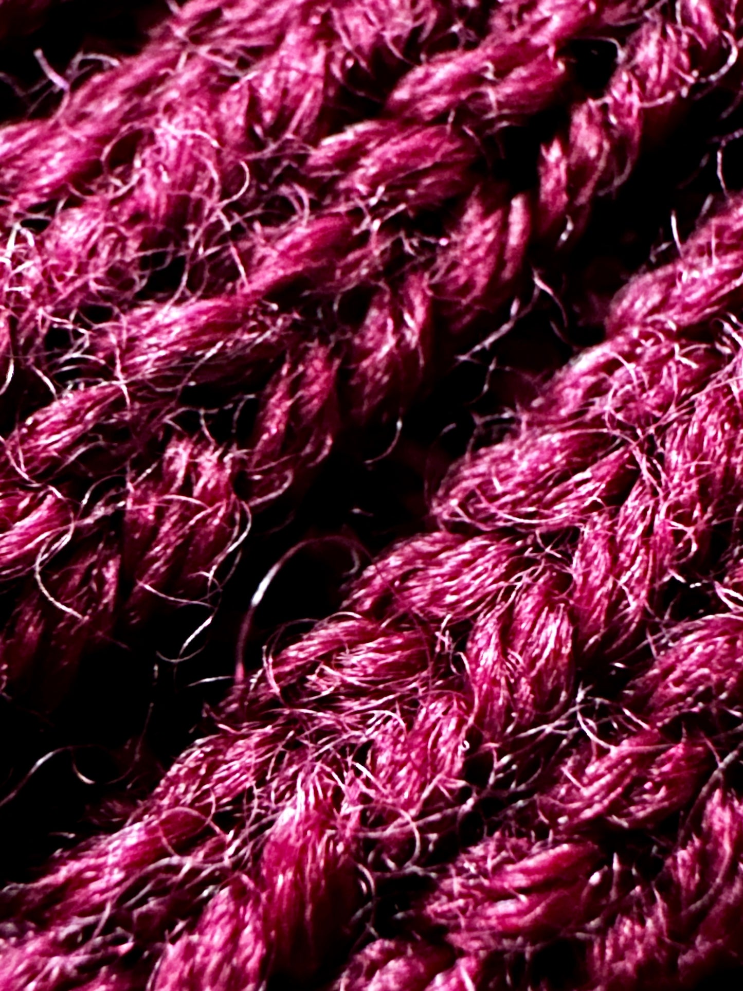 Tasmanian Devil Australian Merino wool beanie in deep cherry red