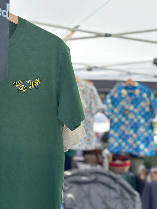 Corroboree Frog Embroidered T-shirt | Aussie Animal Collection