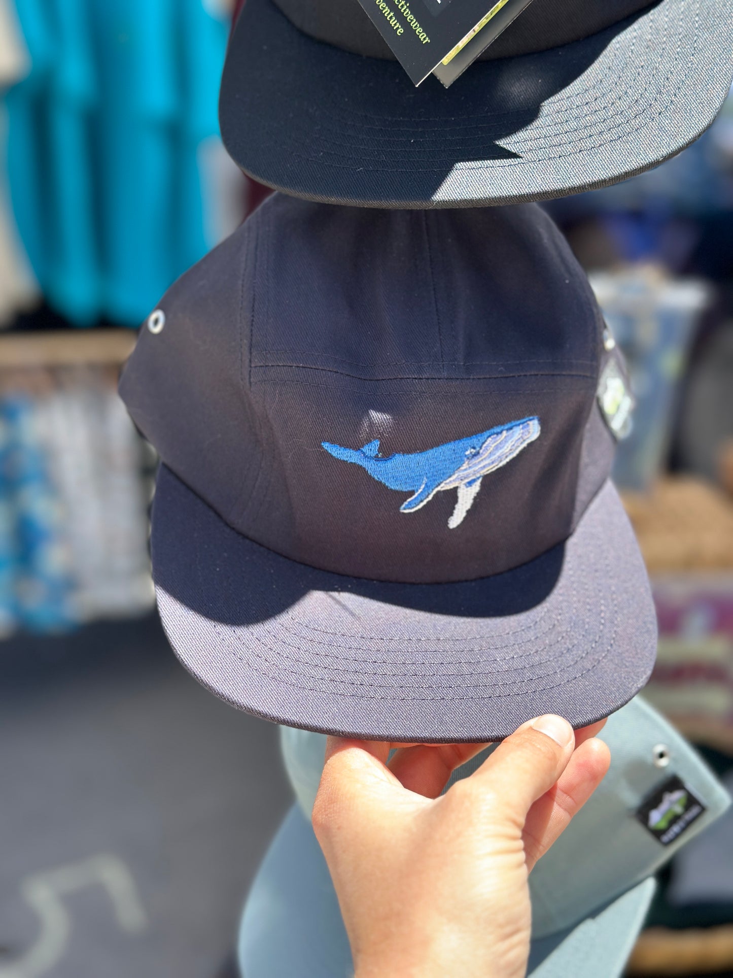 Humpback Whale Embroidered Cap | Aussie Marine Life Collection