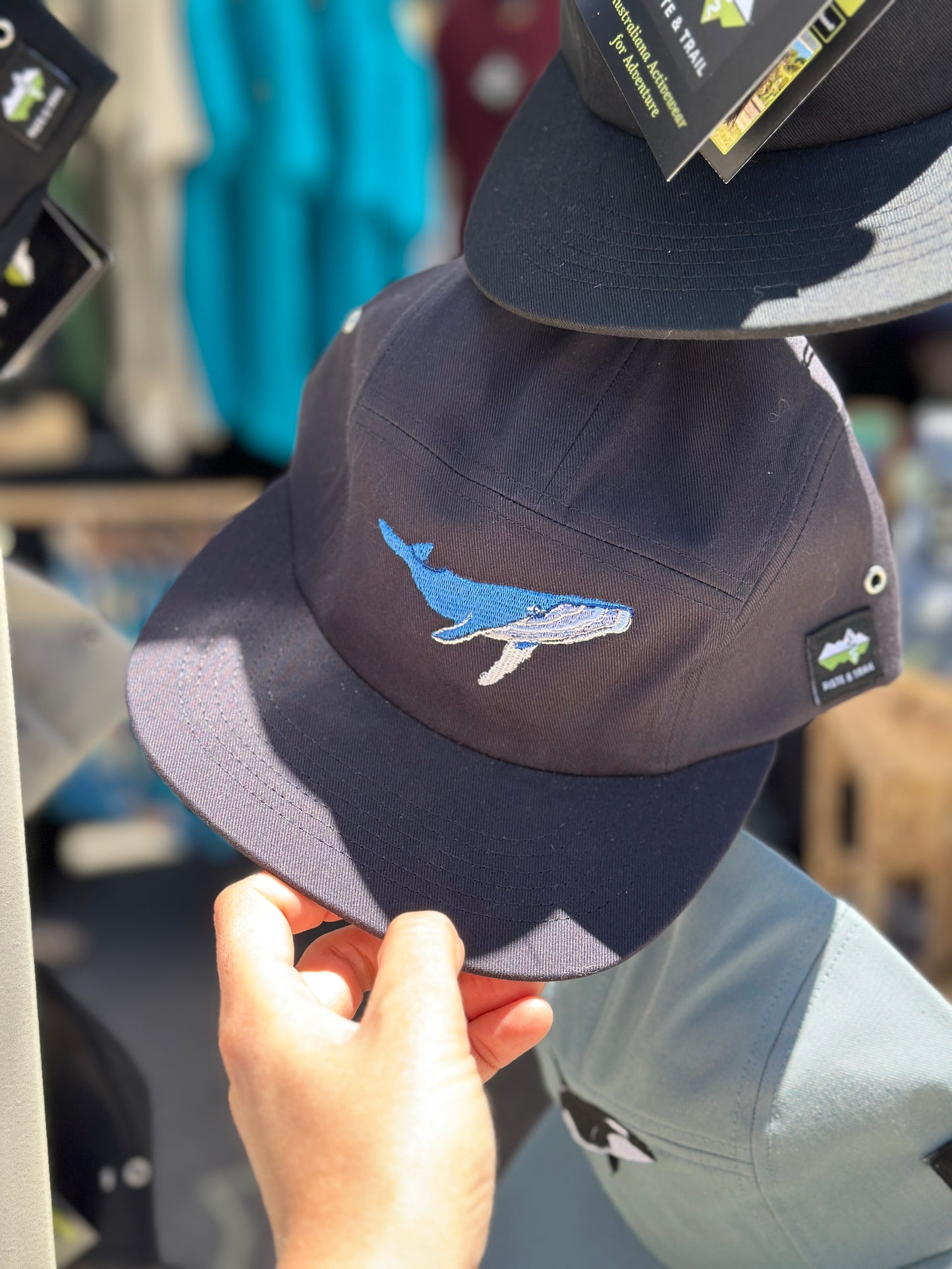Humpback Whale Embroidered Cap | Aussie Marine Life Collection