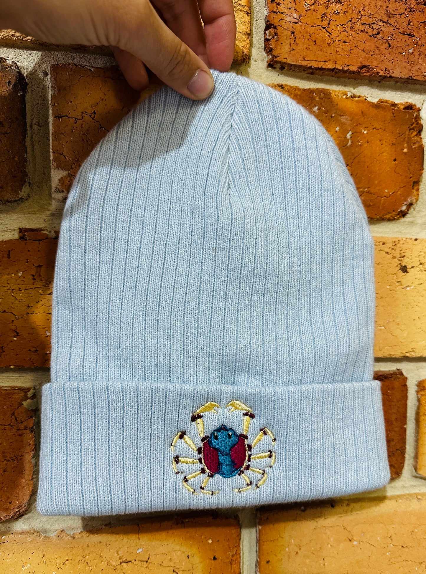 Soldier Crab Embroidered Recycled Beanie | Aussie Marine Collection