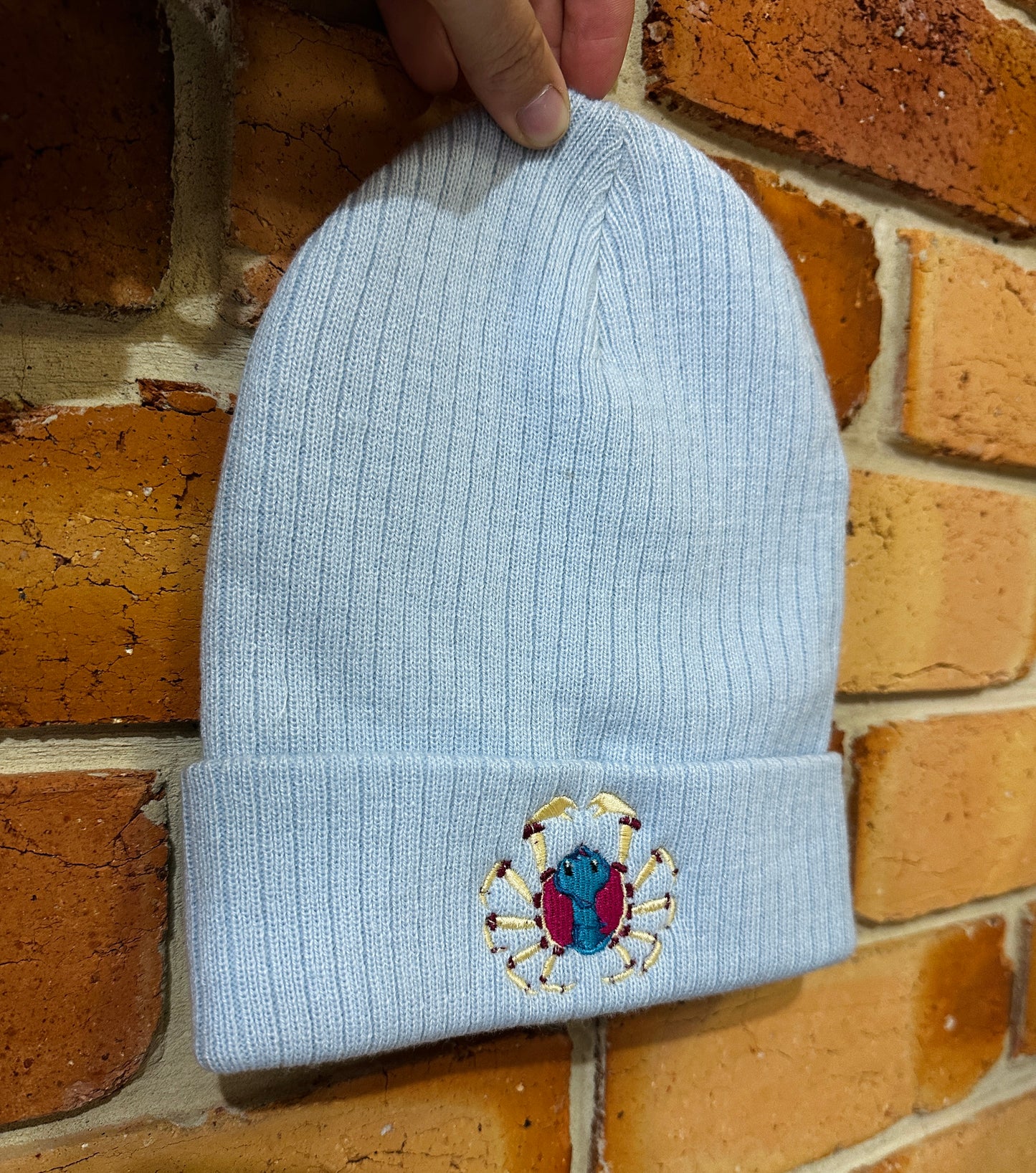 Soldier Crab Embroidered Recycled Beanie | Aussie Marine Collection