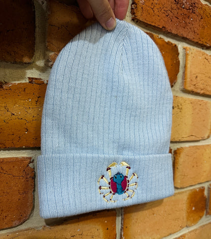 Soldier Crab Embroidered Recycled Beanie | Aussie Marine Collection