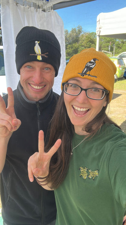 Cockatoo Recycled Beanie | Aussie Animal Collection