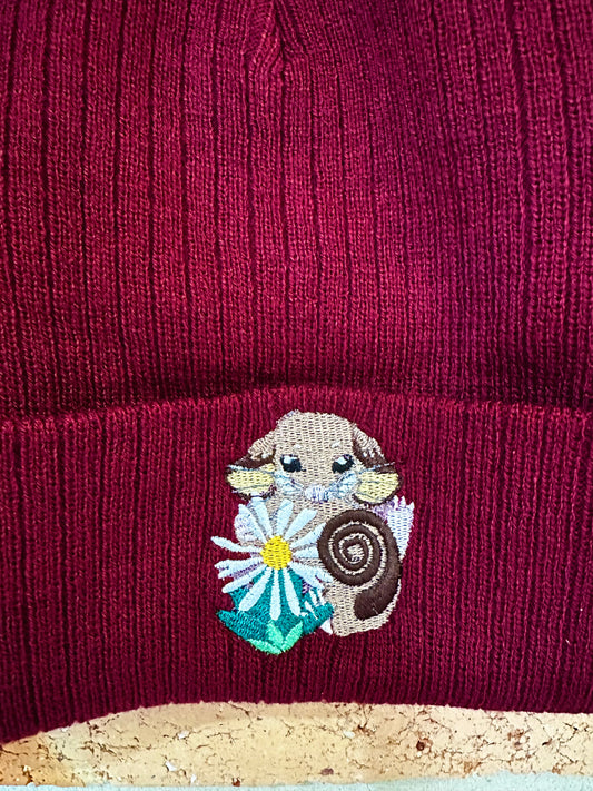 Pygmy Possum Embroidered Recycled Beanie | Aussie Animal Collection