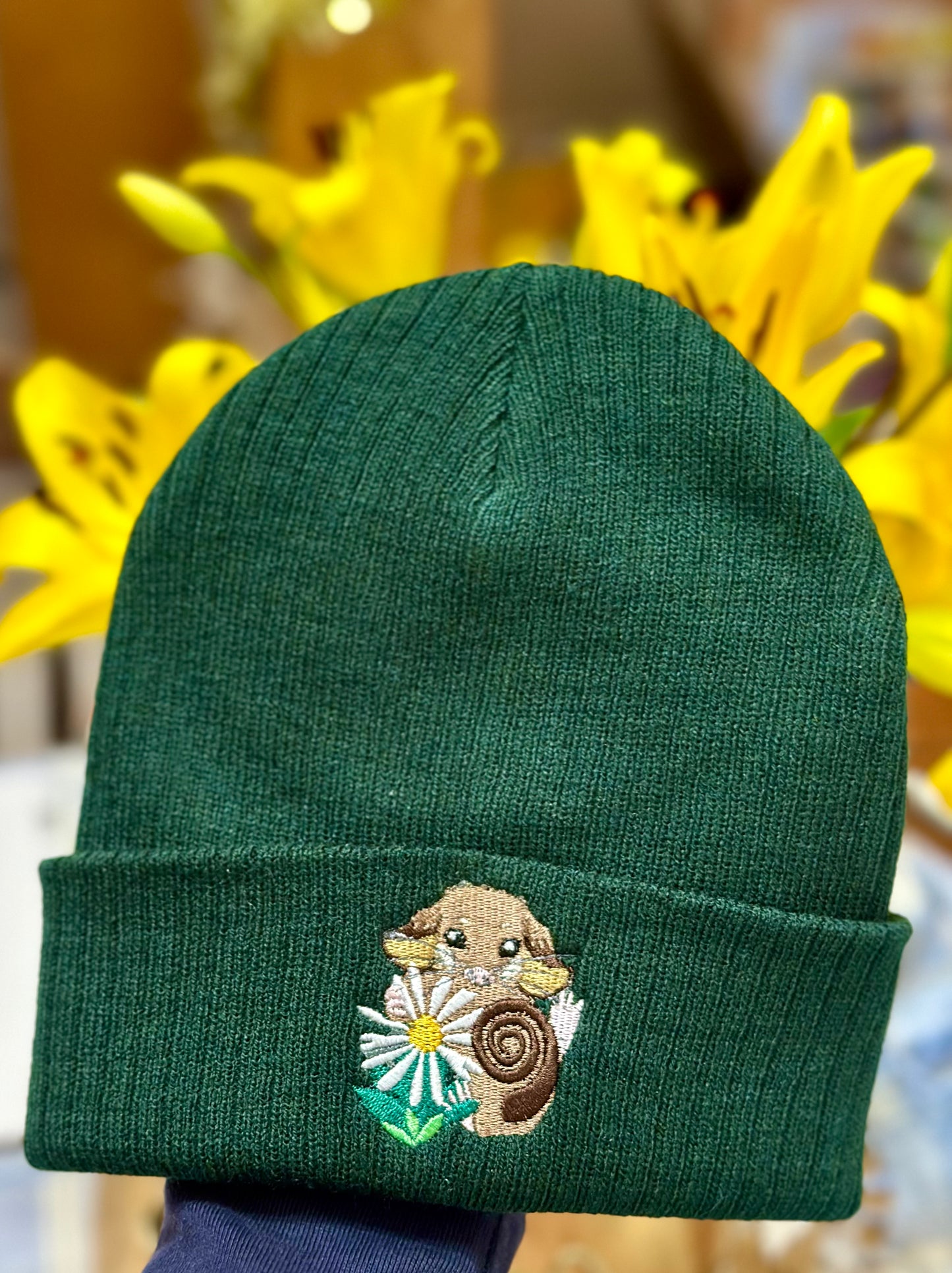 Pygmy Possum Embroidered Recycled Beanie | Aussie Animal Collection