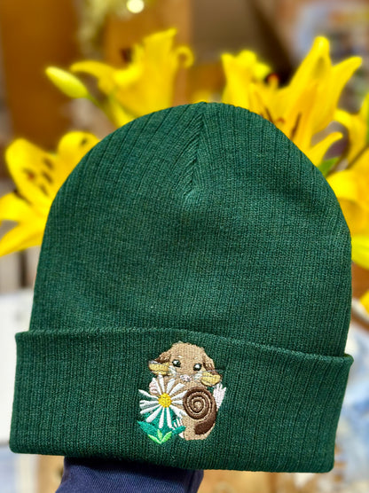 Pygmy Possum Embroidered Recycled Beanie | Aussie Animal Collection