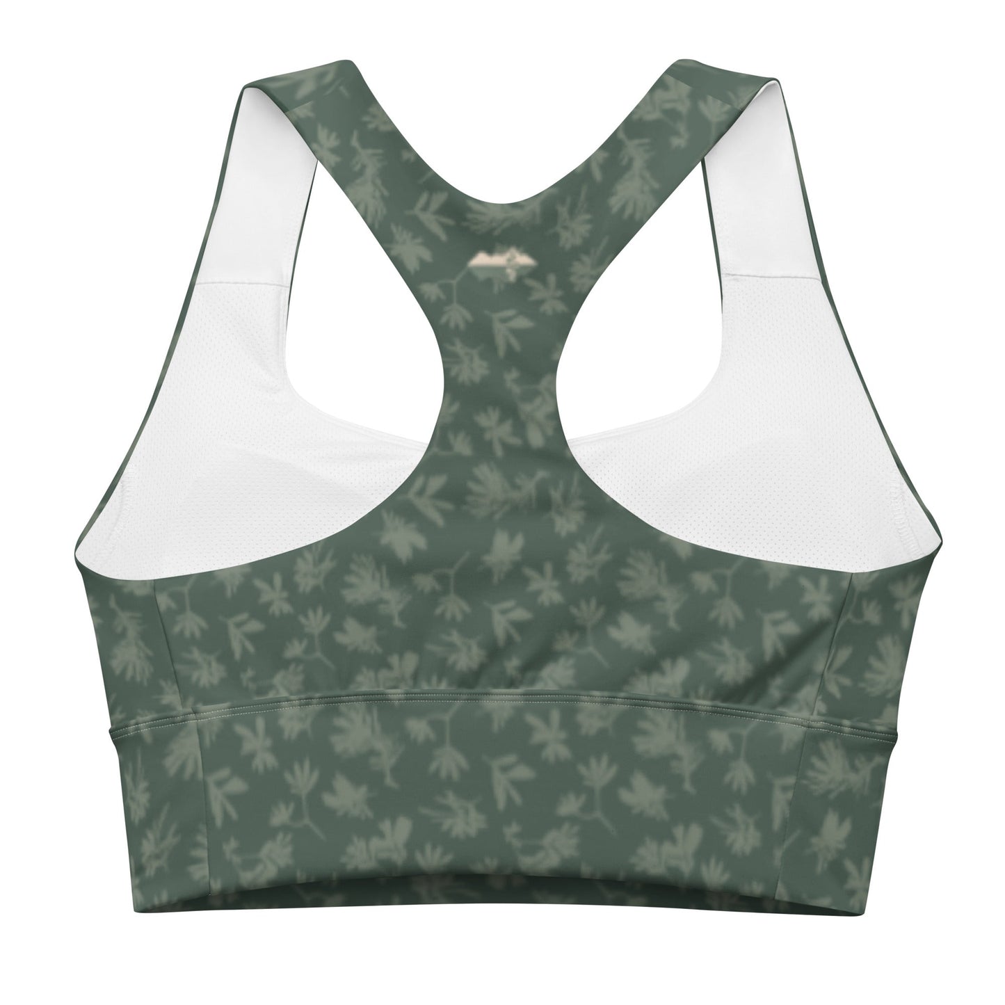 Coastal Banksia Forest Longline Sports Bra - Piste and Trail Sports Bra