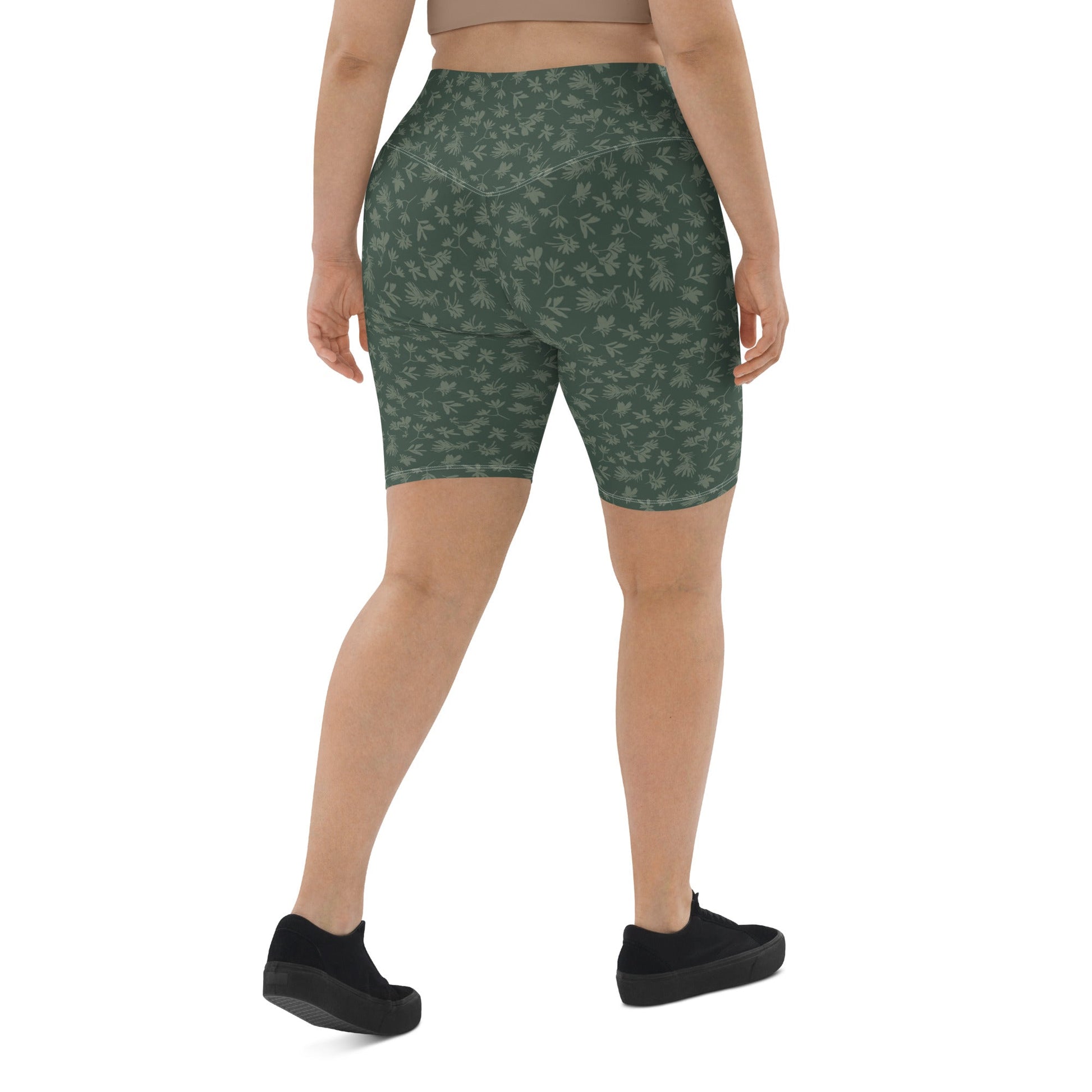 Coastal Banksia Women's Long Bike Shorts - Piste and Trail Bike Shorts