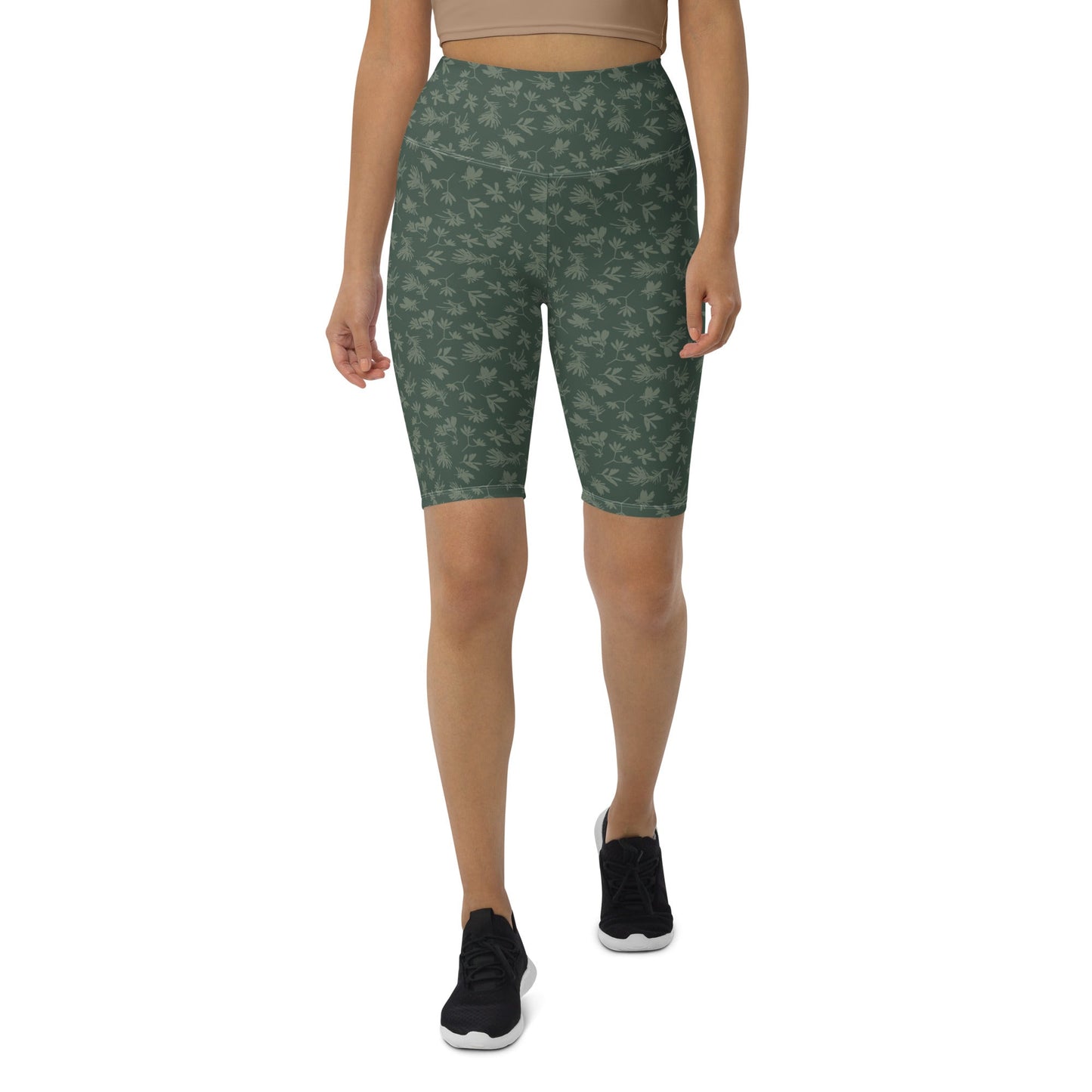 Coastal Banksia Women's Long Bike Shorts - Piste and Trail Bike Shorts