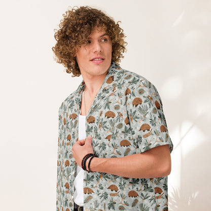 Echidna & Banksia Recycled PARTY SHIRT - Piste and Trail Party Shirt