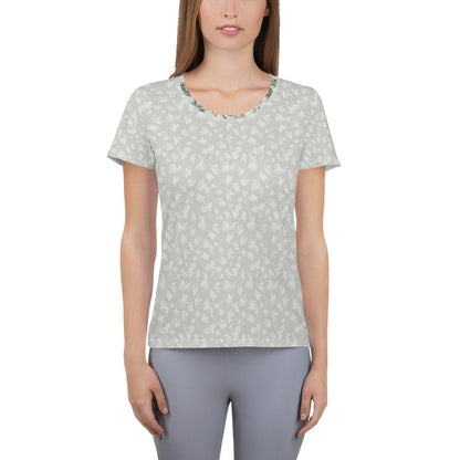 Echidna & Coastal Banksia Breathable Women's Athletic T-shirt - Piste and Trail T-Shirt