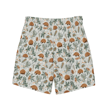 Echidna & Coastal Banksia Recycled Swim Shorts - Piste and Trail Board Shorts