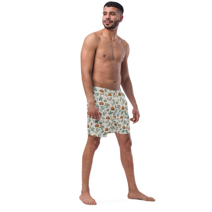 Echidna & Coastal Banksia Recycled Swim Shorts - Piste and Trail Board Shorts