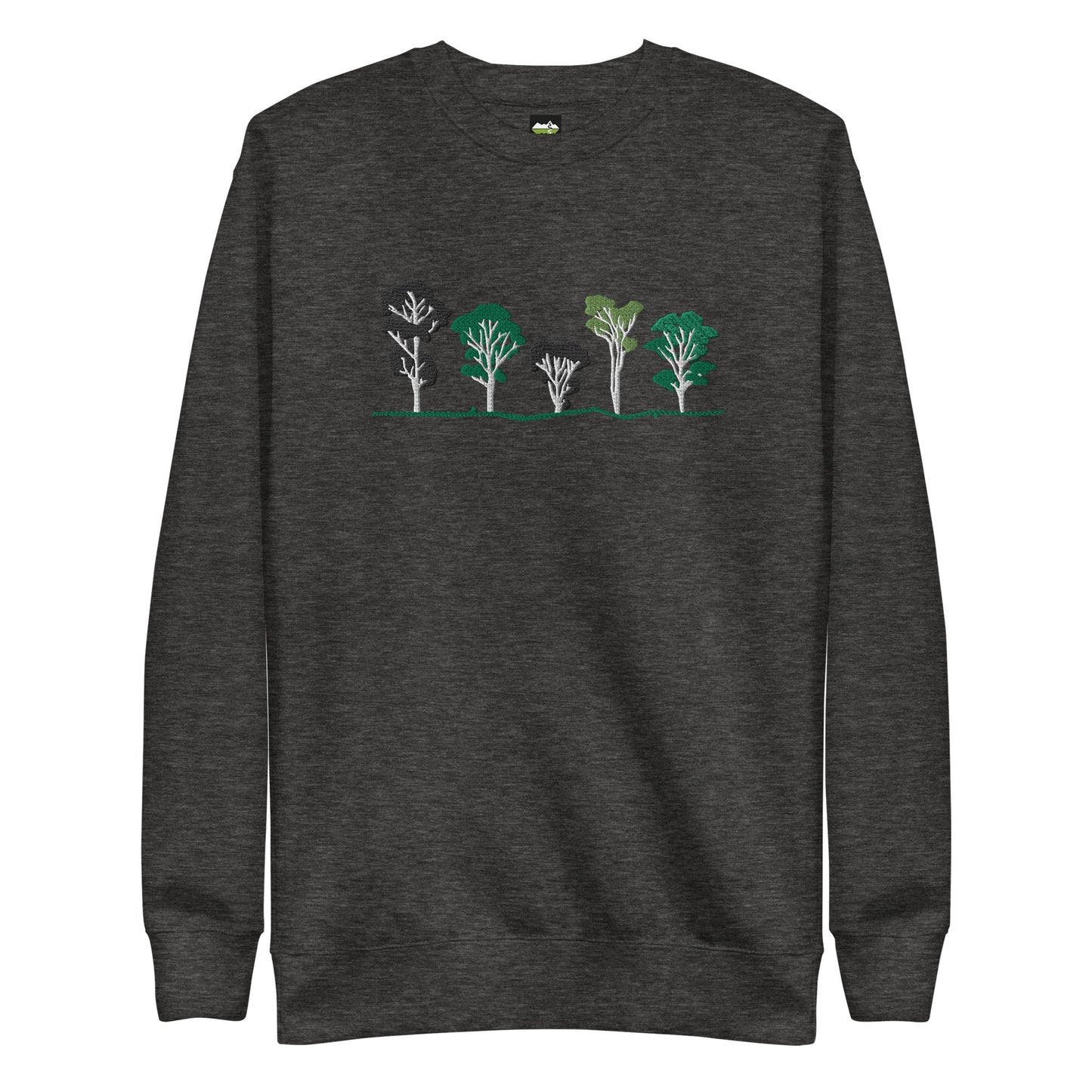 Eucalyptus Trees Embroidered Sweatshirt - Piste and Trail Sweatshirt