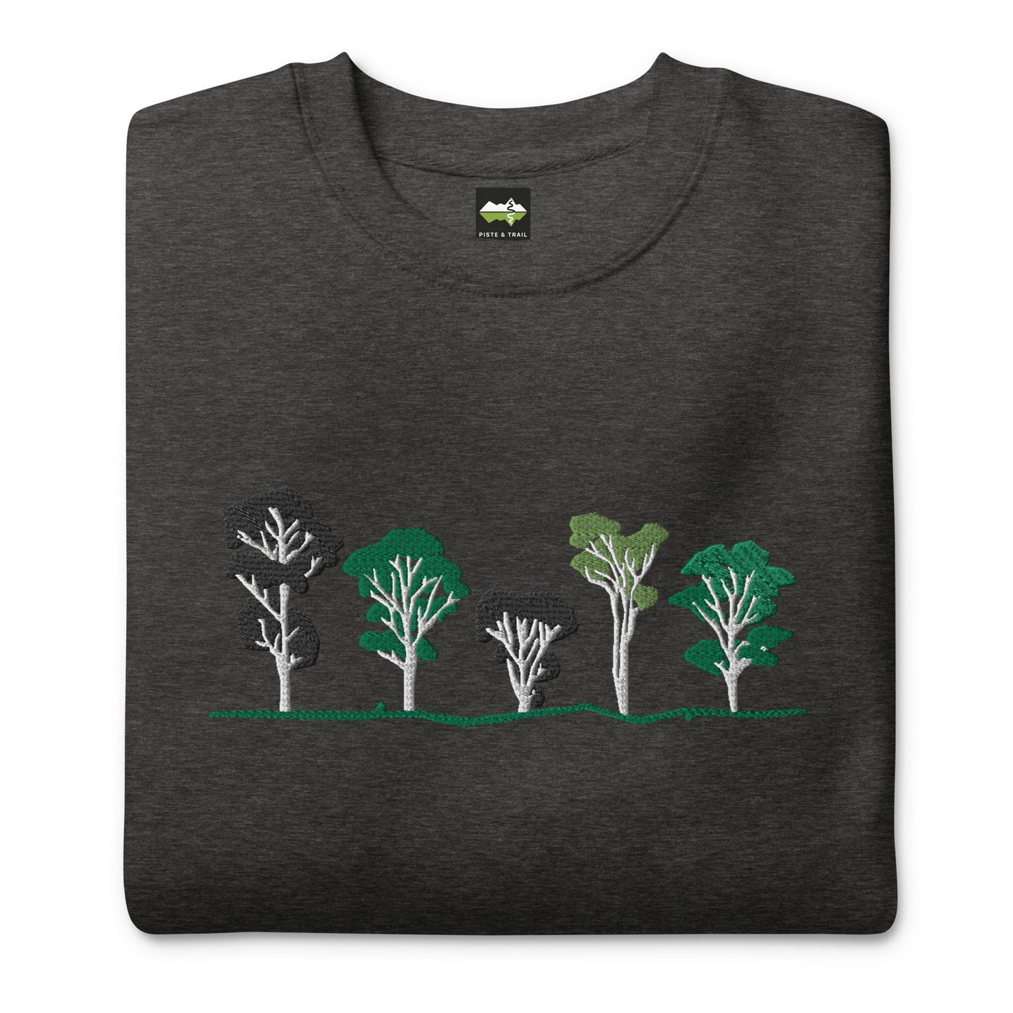 Eucalyptus Trees Embroidered Sweatshirt - Piste and Trail Sweatshirt