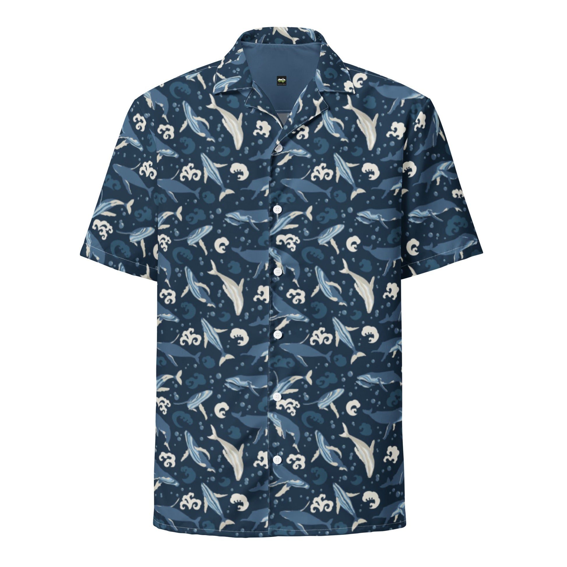 Humpback Whale Unisex Recycled PARTY SHIRT - Piste and Trail Party Shirt