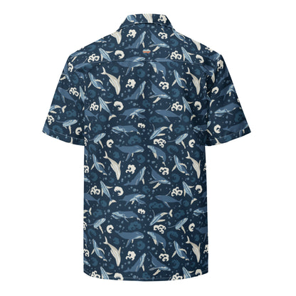 Humpback Whale Unisex Recycled PARTY SHIRT - Piste and Trail Party Shirt