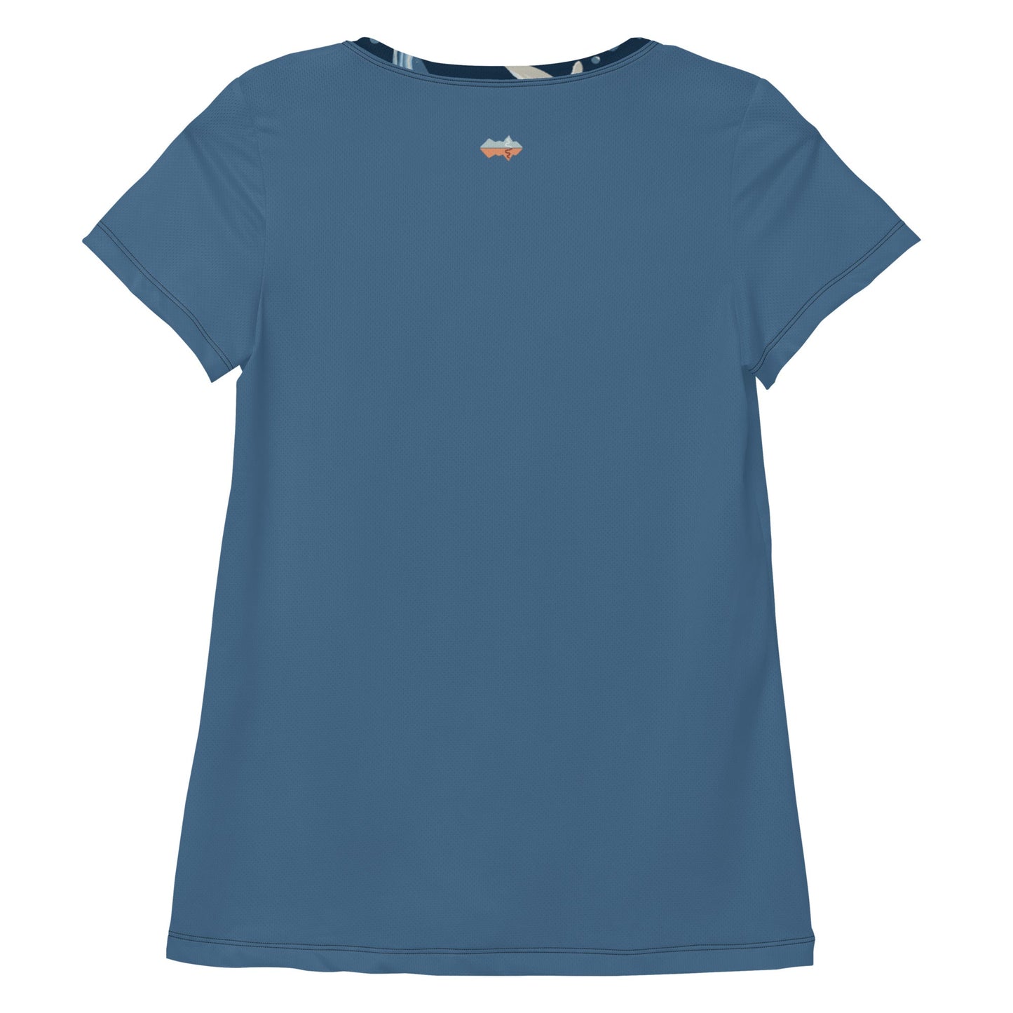 Humpback Whales Women's Breathable Athletic T-shirt - Piste and Trail T-Shirt