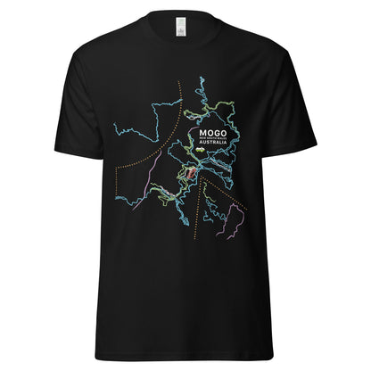 MOGO MTB Trail Map Organic Cotton T-Shirt - Piste and Trail T-Shirt