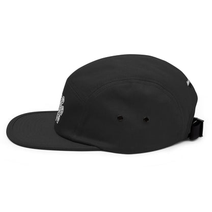 Perfectly Imperfect Snowflake C Little Black 5 Panel Cap - Piste and Trail Cap