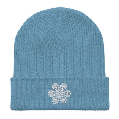 Perfectly Imperfect Snowflake C Organic Cotton Beanie - Piste and Trail Beanie