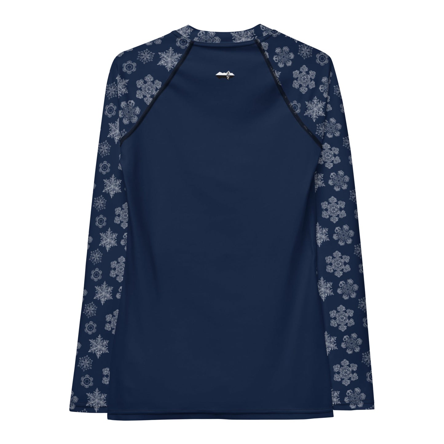 Perfectly Imperfect Snowflakes UPF50+ Women's Athletic Top/Rashie - Piste and Trail Rash Guard