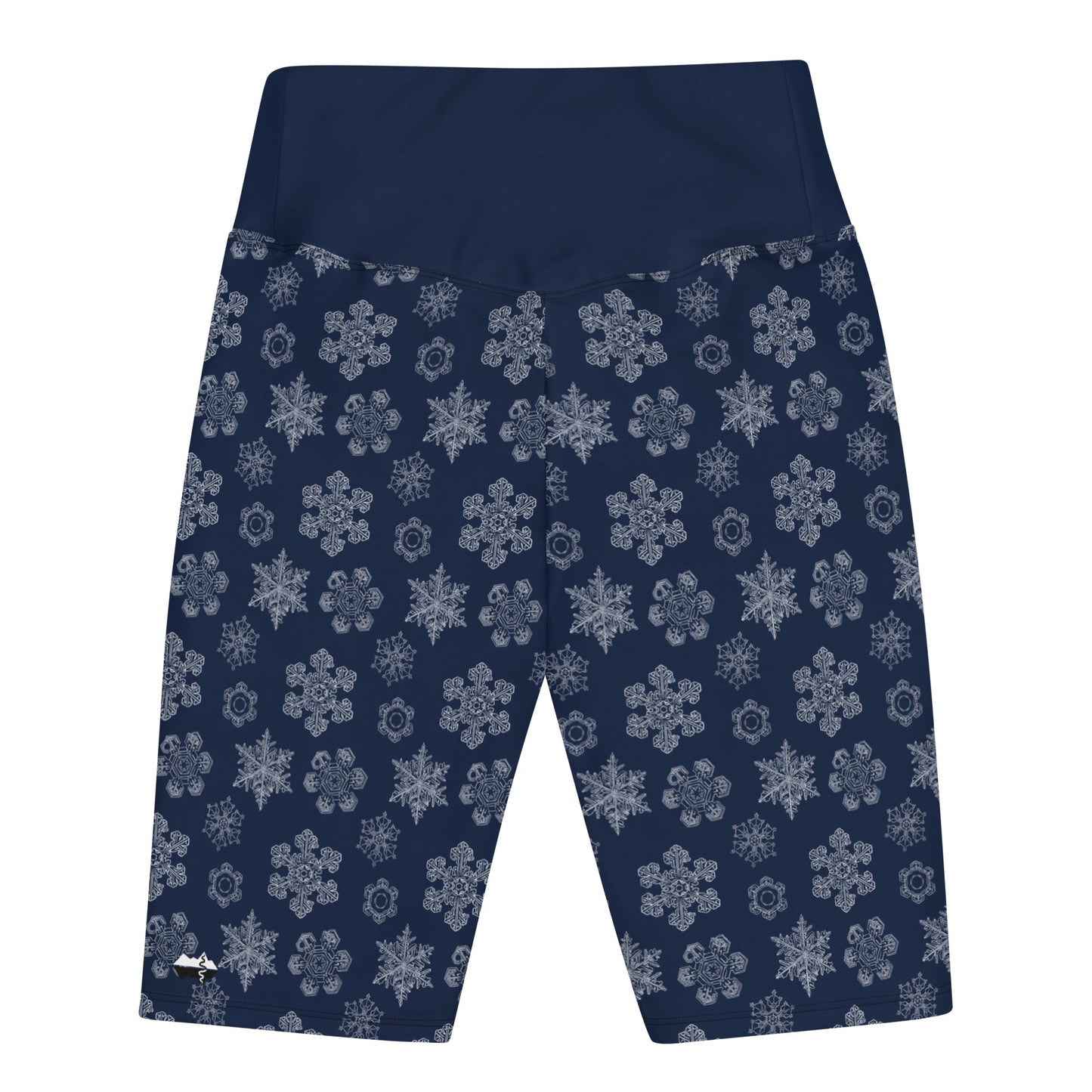 Perfectly Imperfect Snowflakes Women's Long Bike Shorts - Piste and Trail Bike Shorts