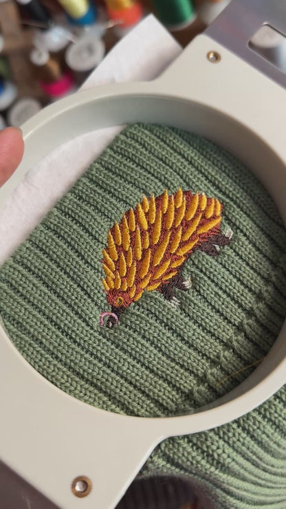 Echidna Australian Merino Wool Beanie | Sage Forest | Aussie Animal Collection