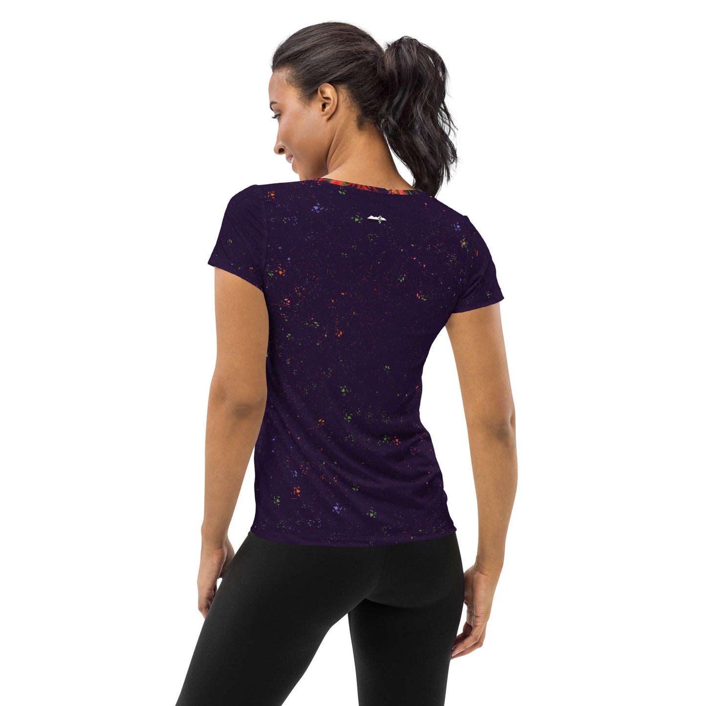 Rainbow Lorikeet Breathable Women's Athletic T-shirt - Piste and Trail T-Shirt