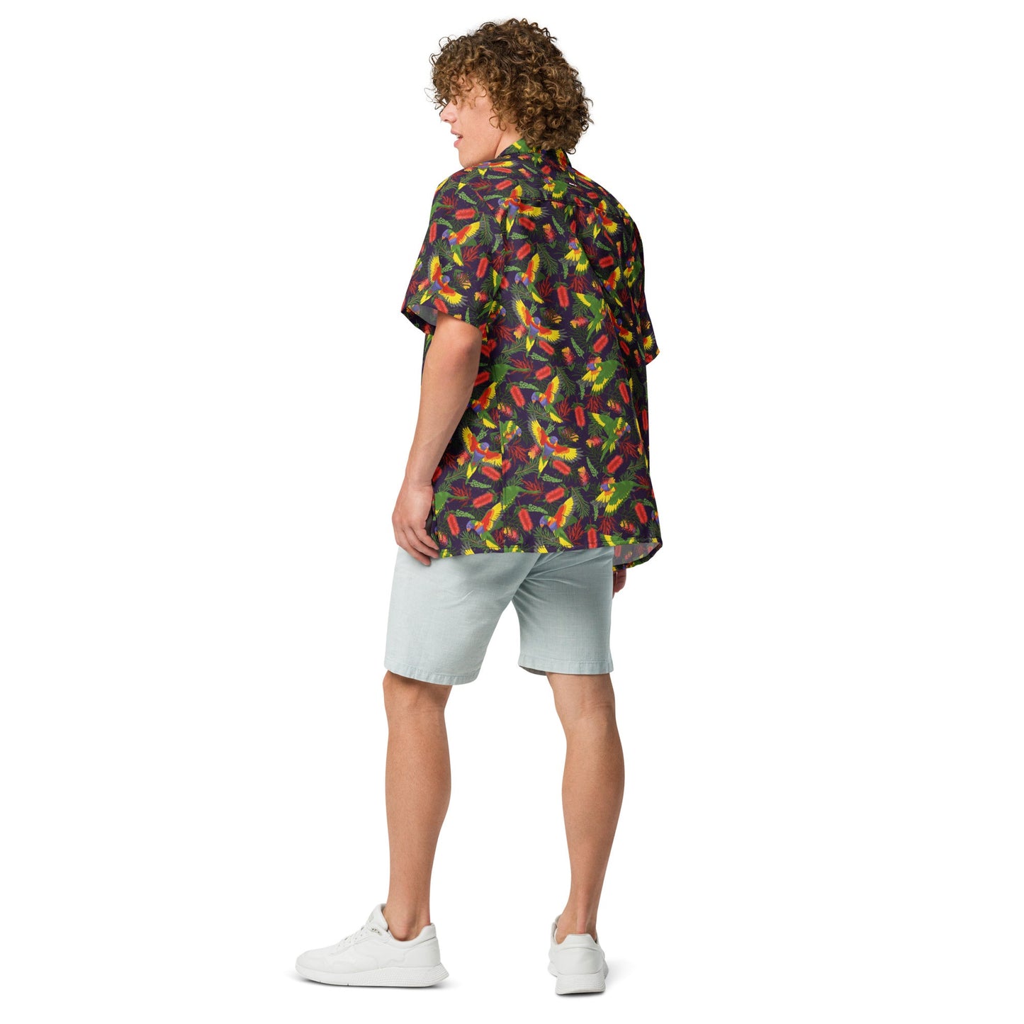 Rainbow Lorikeet Recycled PARTY SHIRT - Piste and Trail Party Shirt