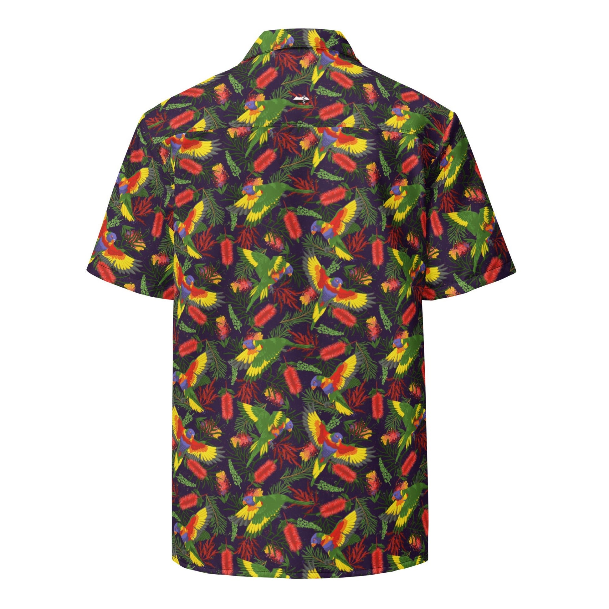 Rainbow Lorikeet Recycled PARTY SHIRT - Piste and Trail Party Shirt