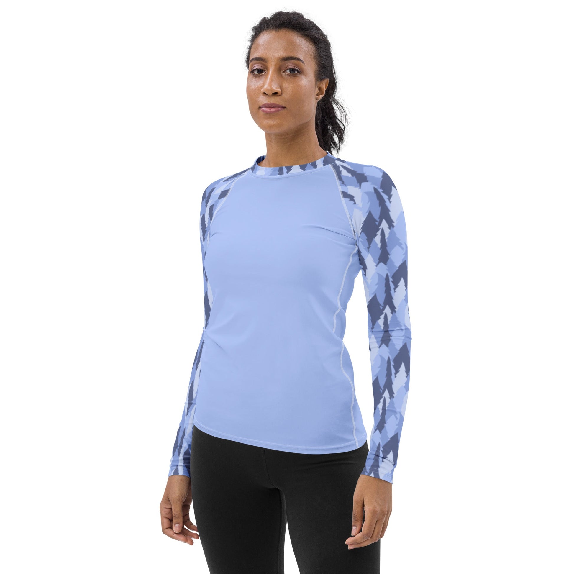 Snow Pines UPF50+ Women's Athletic Top/Rashie - Piste and Trail Rash Guard