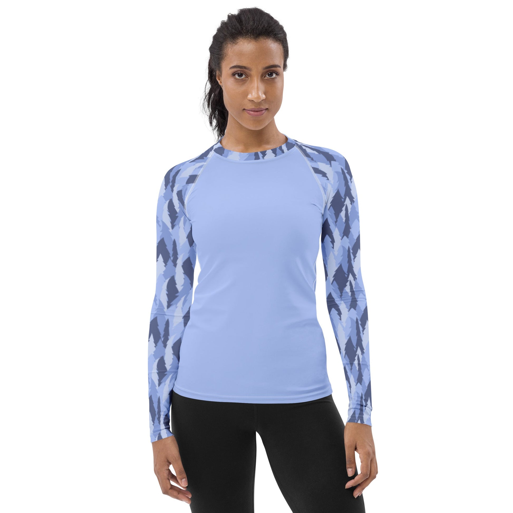 Snow Pines UPF50+ Women's Athletic Top/Rashie - Piste and Trail Rash Guard