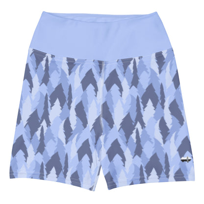 Snow Pines UPF50+ Women's Yoga Shorts - Piste and Trail Yoga Shorts