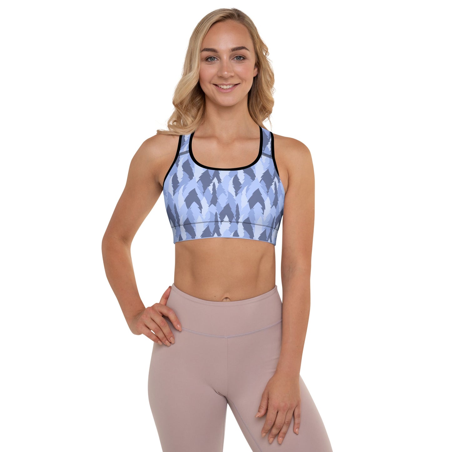 Snow Pines Women's Padded Sports Bra - Piste and Trail Sports Bra