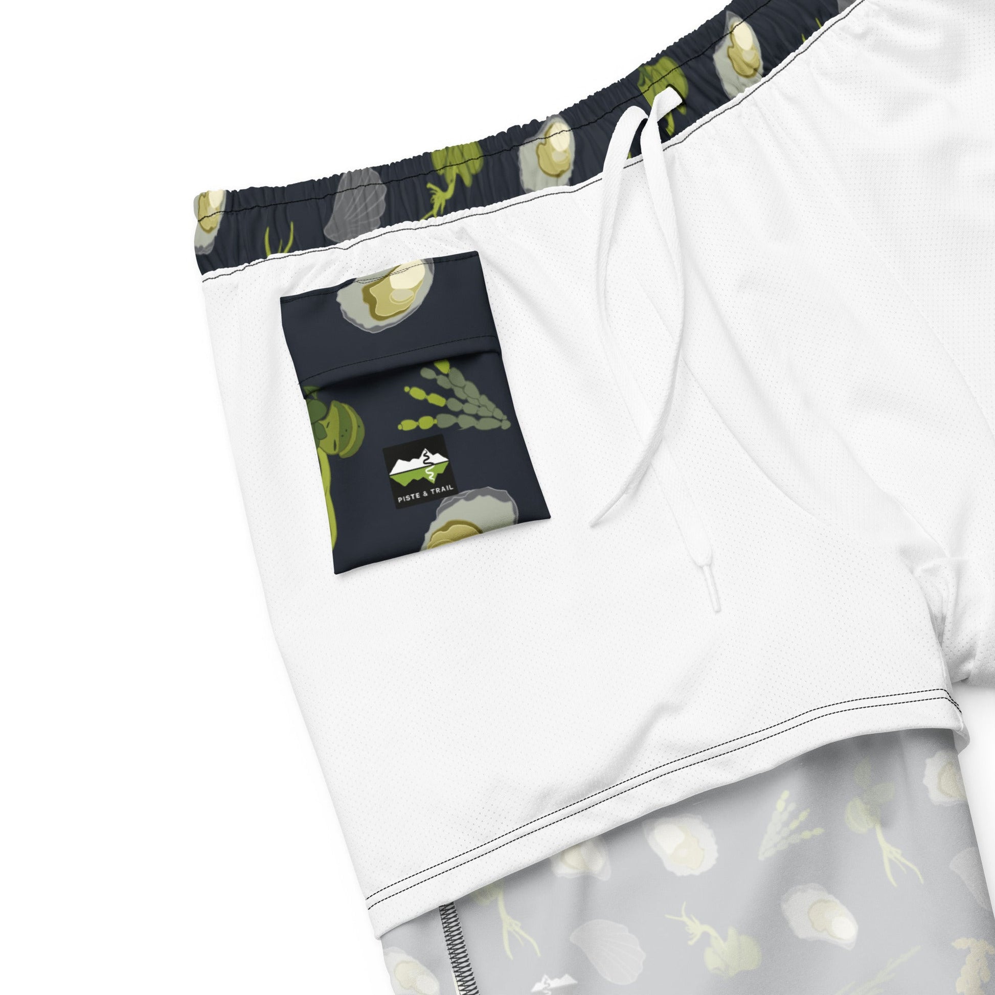 Sydney Rock Oyster UPF50+ Recycled Swim Short - Piste and Trail Board Shorts