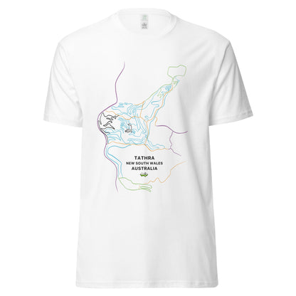 Tathra MTB Trail Map Organic T - shirt - Piste and Trail T - Shirt