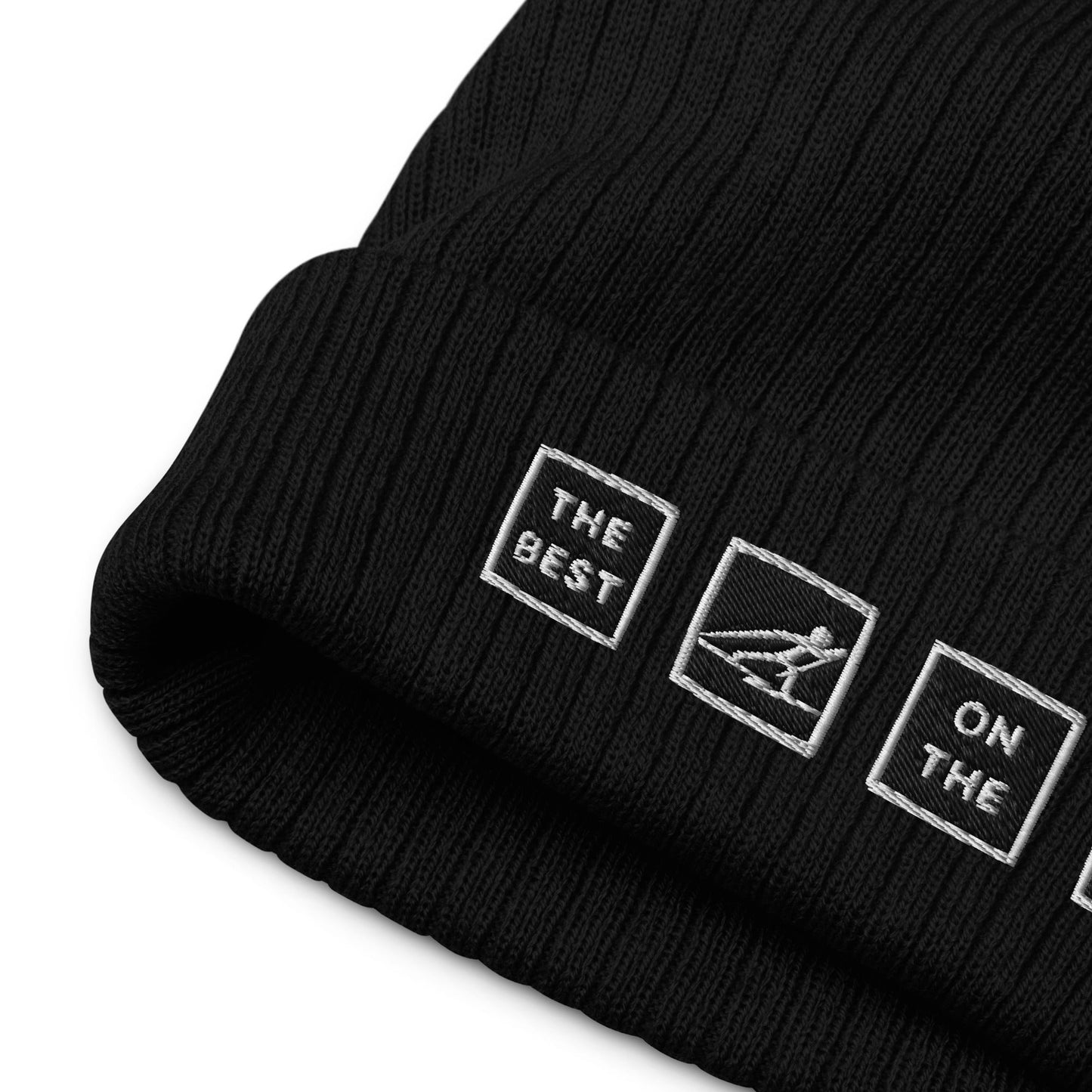 The Best Nordic Skier On The Mountain ecoBeanie - Piste and Trail Beanie