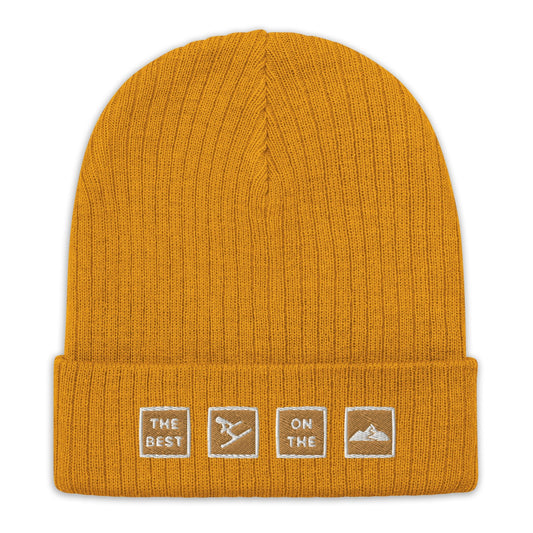 The Best Skier On The Mountain ecoBeanie - Piste and Trail Beanie