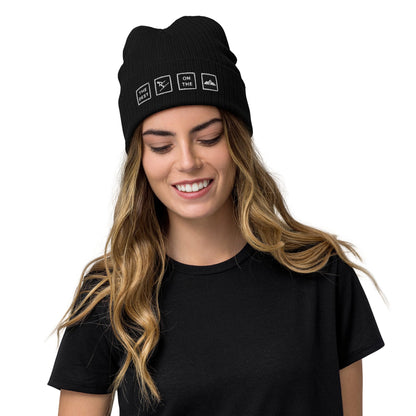 The Best Skier On The Mountain ecoBeanie - Piste and Trail Beanie